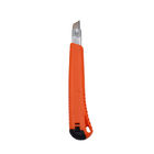 Coupeur de boîte de sécurité de poignée de pp, lames de rasoir oranges de coupeur de boîte de longueur de 137mm