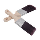 Brosse plate synthétique de poignée en bois courte ordonné et cheveux mous faciles à nettoyer